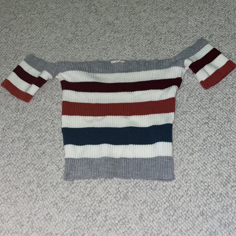 Drygoods off the shoulder crop top